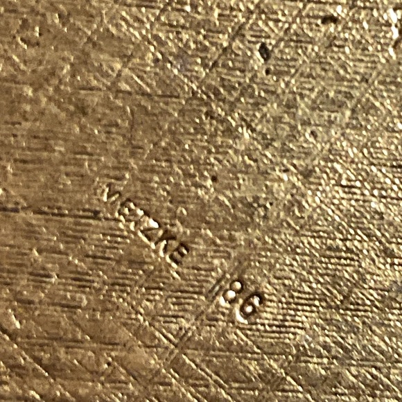 Metzke vintage fir tree with birds pewter silver and gold - Picture 9 of 16